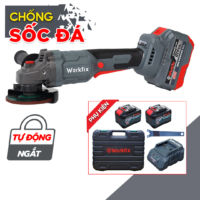 Máy Mài Góc Workfix WF-AG100B - Công tắc bóp - Không Chổi Than 100% Lõi Đồng