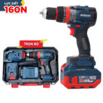 Máy khoan pin Boshun BS-ID160PRO, Lực siết 160Nm, Anti-kickback