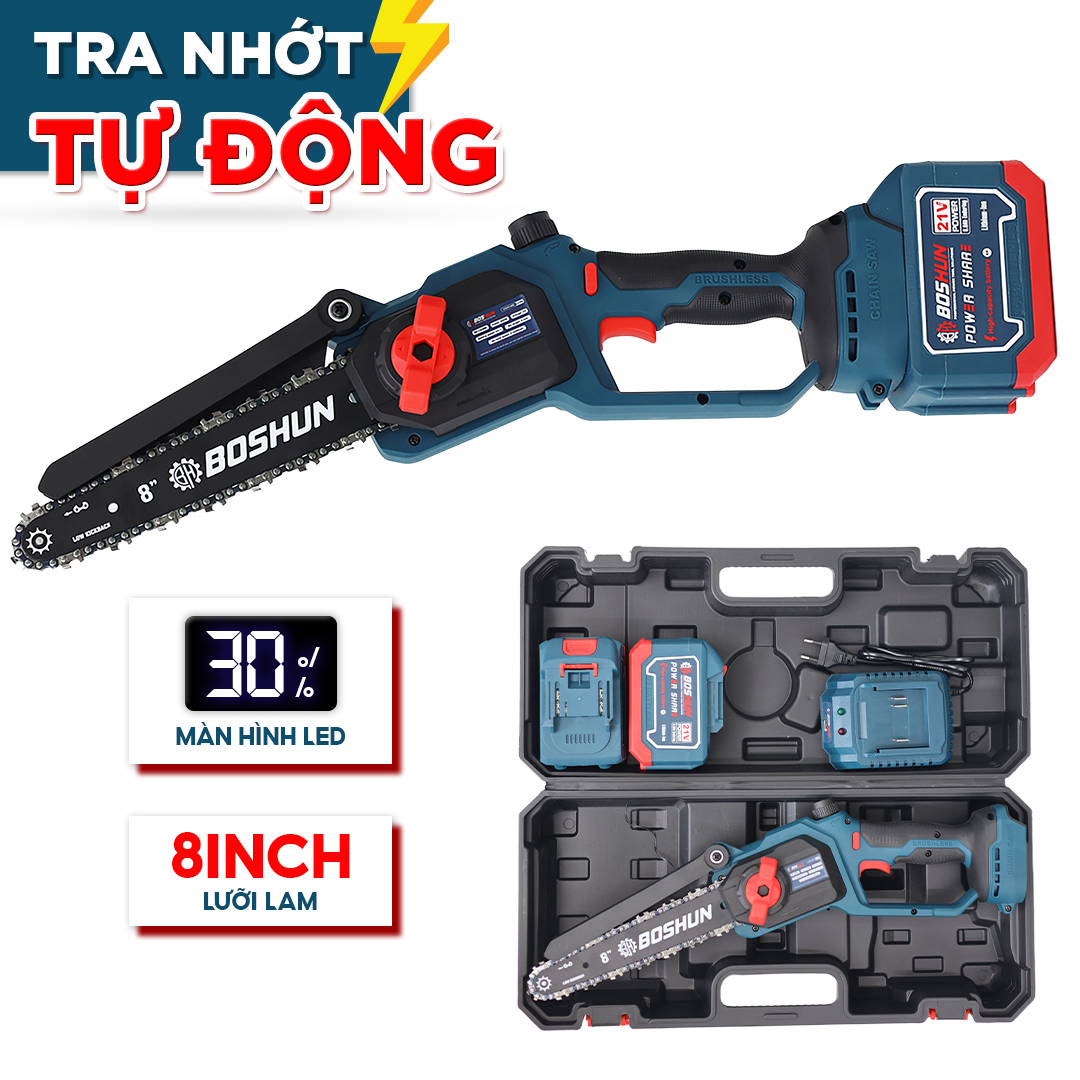 Máy Cưa Xích Boshun BS-CS08BL - 8 inch