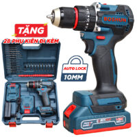 Máy Khoan Pin Boshun BS-ID1065BL- Tặng Bộ Phụ Kiện 28 Chi Tiết