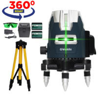 Máy Bắn Cốt, Cân Bằng Laze WORKFIX WF-LS686, 5 Tia Xanh, Xoay 360°, Kèm Chân 1m3