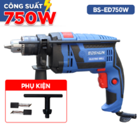 Máy Khoan Điện Có Búa BOSHUN BS-ED750W, Công Suất 750W - Đầu Kẹp 13mm - Có Chế Độ Búa