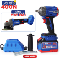 Combo Máy Siết Bulong Boshun BS-IW400N Tặng Máy Mài Boshun-AG7500