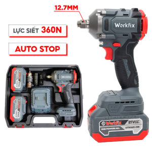 Máy Siết Bulong WORKFIX WF-IW360N đầu 2 trong 1 - Lực siết 360Nm - Bảo hành chính hãng 12 tháng