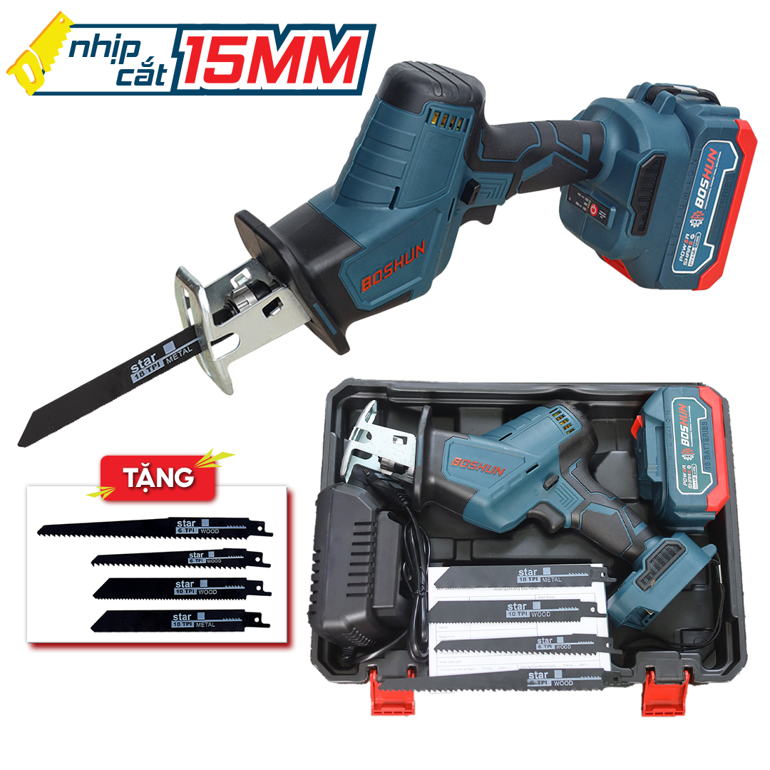 Máy Cưa Kiếm Boshun BS-CK20BL- Tặng 5 lưỡi cắt