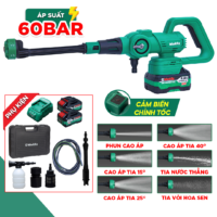 Máy Rửa Xe Cao Áp Workfix WF-PW3825BL, Công suất 305W, 6 Chế Độ, 3 Tốc Độ