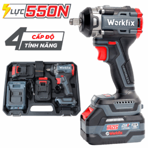 Máy Siết Bulong Workfix WF-IW550 PRO - Lực Siết 550Nm Mở Vặn Ốc Xe Tải, Ô Tô, Xe Máy