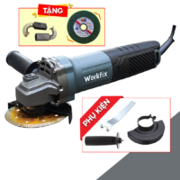 Máy mài cầm tay WORKFIX WF-AG950W, Công suất 950W, Công tắc đuôi, Tặng 1 bộ chổi than