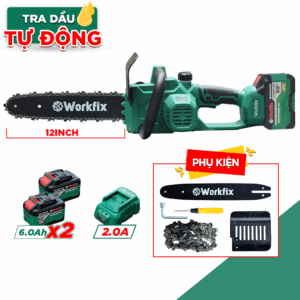 Máy Cưa Bằng Xích Workfix WF-CS12BL - 12 inch - Tra nhớt tự động