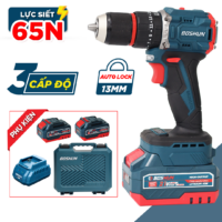 Máy Khoan Pin Boshun BS-ID1365BL - Đầu 13MM, Lực 65N.m