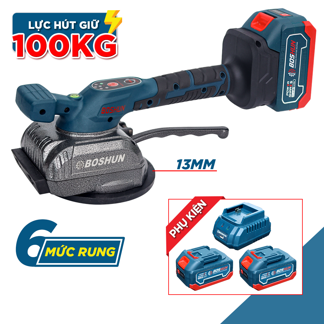 Máy Ốp Lát Gạch Sàn Boshun BS-RG63 - Máy Rung Ốp Gạch Men