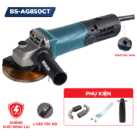 Máy Mài Góc Boshun BS-AG850CT - Công tắc đuôi - Công Suất 850W - Chống Khởi Động Lại
