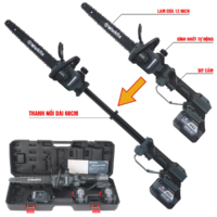 Máy cưa xích pin Workfix WF-CS12MAX cần nối dài 60cm