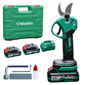 Kéo cắt cành Workfix WF-CP30BL - Màn hình led báo pin