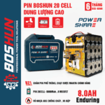 Pin Boshun 20 Cell – Mạch 8 mosfet có đèn báo pin