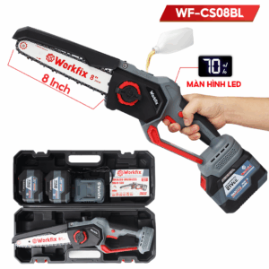 Máy Cưa Xích Pin 8inch WORKFIX WF-CS08BL - Tra Nhớt Tự Động