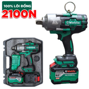 Máy Siết Bulong Workfix WF-IW2100N Chuyên Vặn Mở Vặn Ốc Xe Kéo, Xe Tải