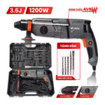 Máy khoan bê tông điện Workfix WF-RH1200AVS – Chống rung AVS – Chống lật cổ tay Antikickback