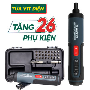 Máy Vặn Vít Mini WORKFIX WF-SD0405 - Kèm 26 phụ kiện
