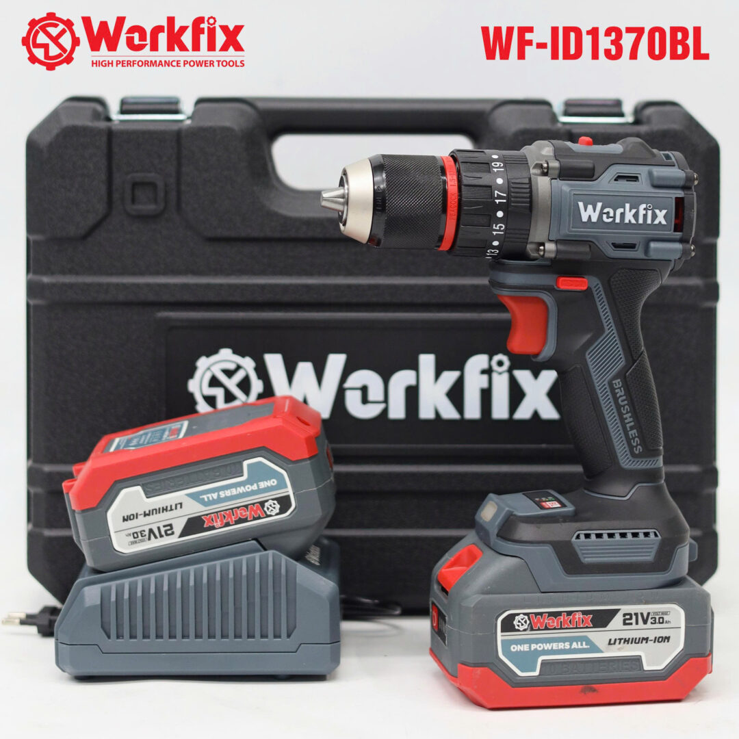 Máy khoan Workfix WF-ID1370N - Đầu 13mm - Lực siết 70N.m