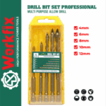 Bộ 5 Mũi Khoan Workfix