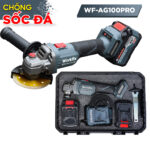 Máy Cắt Mài WORKFIX WF-AG100PRO – 3 Mức Chỉnh Tốc – Antikickback – Động Cơ Không chổi than – Bảo Hành 12T