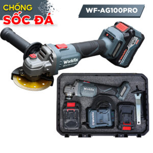 Máy Cắt Mài WORKFIX WF-AG100PRO - 3 Mức Chỉnh Tốc - Antikickback - Động Cơ Không chổi than - Bảo Hành 12T
