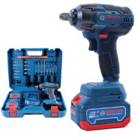 Máy siết bulong BOSHUN BS-IW380N Đầu 2 trong 1 - Lực siết 380NM - Tặng kèm bộ phụ kiện 24 chi tiết