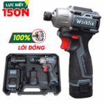Máy Chuyên Vít WORKFIX WF-SD150N đầu 2 trong 1 – Lực siết 150Nm – Bảo hành chính hãng 12 tháng