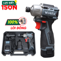Máy Chuyên Vít WORKFIX WF-SD150N đầu 2 trong 1 - Lực siết 150Nm - Bảo hành chính hãng 12 tháng