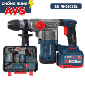 Máy khoan bê tông Boshun BS-RH2802BL - Khoan chống rung AVS - Antikickback
