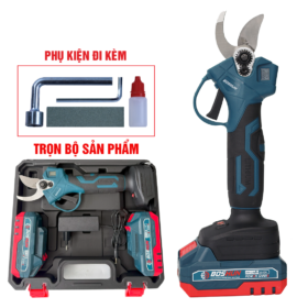 Kéo Cắt Cành BOSHUN BS-CP30BL - Máy Cắt Cành Không Chổi Than, Hợp Kim, Pin Khủng 21V