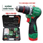 Máy khoan pin 16.8V Workfix WF-ID1610BL Tặng kèm bộ phụ kiện 24 chi tiết