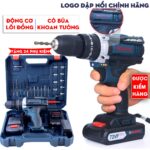 Máy Khoan Pin Boshun BS-7210MB – 3 Chức Năng – Tặng Bộ Phụ Kiện 24 Chi Tiết