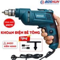 Máy Khoan Điện Bê Tông BOSHUN BS-ED650W, Công Suất 650W - 100% Lõi Đồng - Bảo Hành 12 Tháng