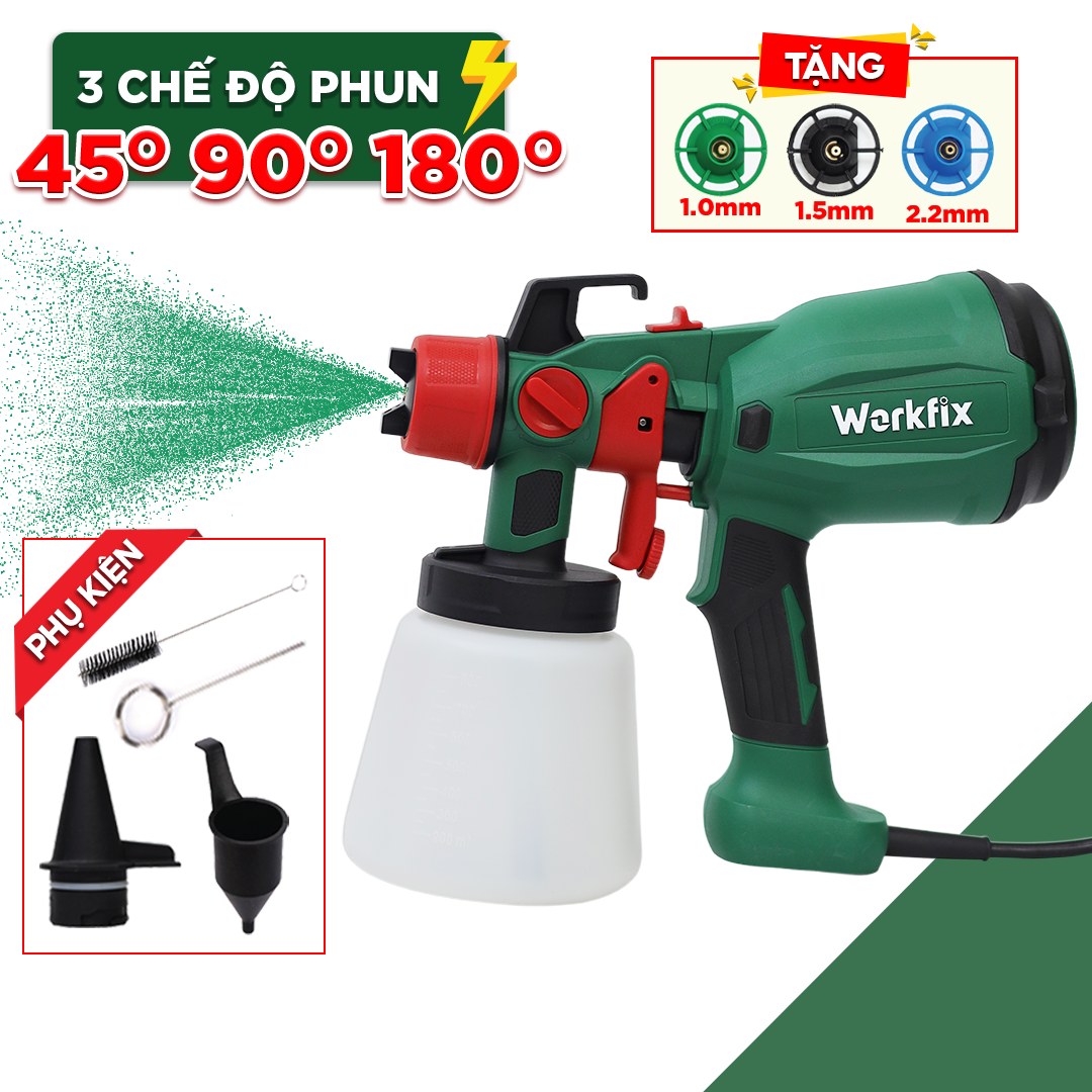 Máy Phun Sơn Điện Workfix WF-SPS800ML