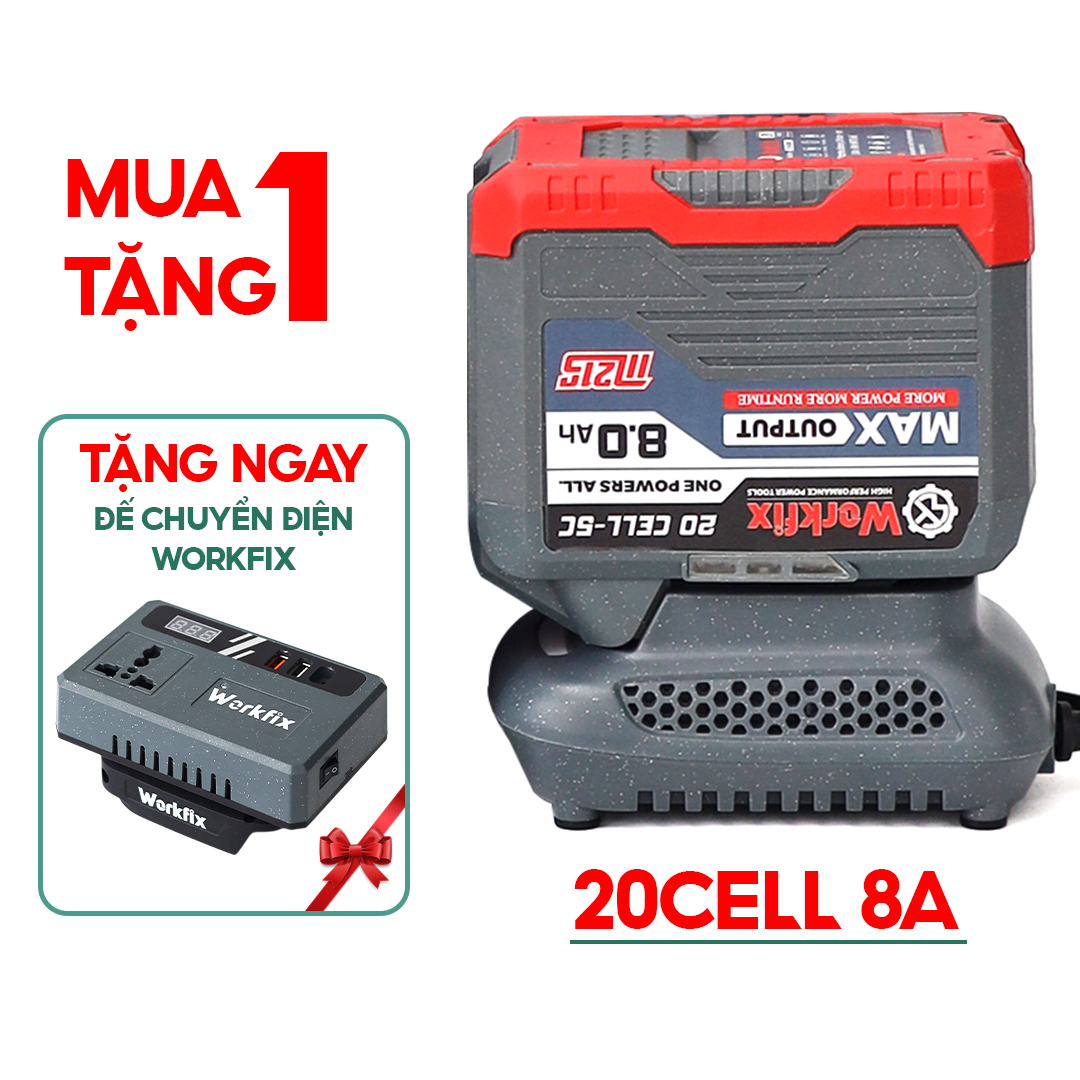 Combo Pin Sạc WF-BK2008A - Tặng Đế Chuyển Điện