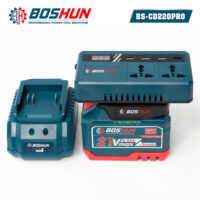 Bộ chuyển đổi nguồn Boshun BS-CD220PRO - Bản 2 Phích - 220V - Dùng Quạt, Đèn, Tivi