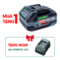 Pin Lithium Workfix WF-BK4000PLUS - 10cell - 4.0Ah - Chân pin phổ thông