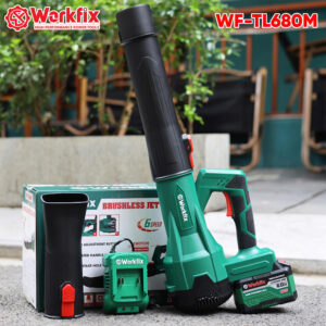Máy Thổi Lá Workfix WF-TL680M Công Suất Lớn, Chân pin phổ thông