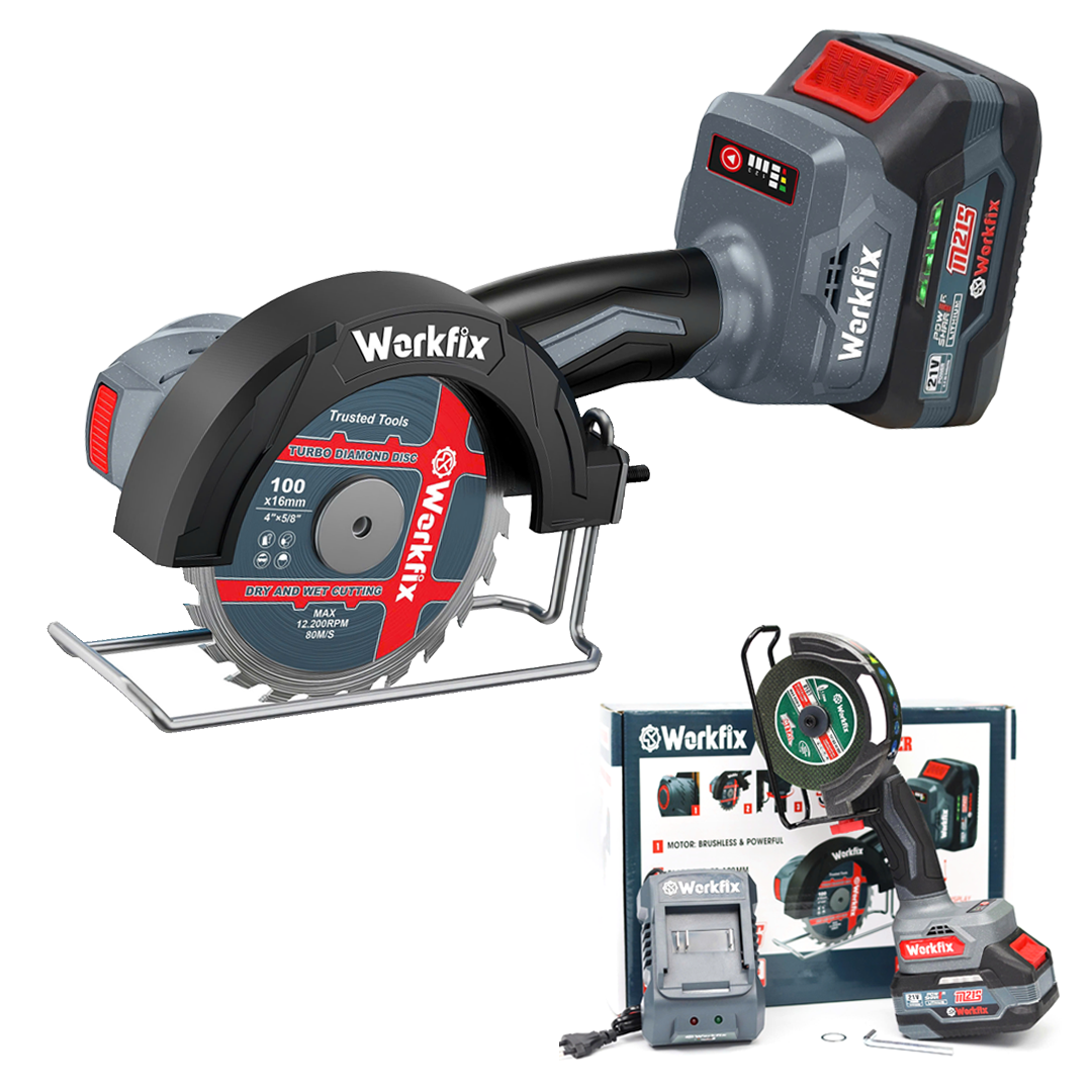 [ Có Đảo Chiều ] Máy Cắt Mini Workfix WF-AG100MN - Trục M10