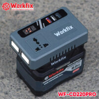 Bản nâng cấp 2 đèn - Bộ chuyển đổi nguồn Workfix WF-CD220PRO - 220V - Dùng Quạt, Đèn, Tivi