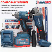 Combo Bulong Boshun BS-IW400N tặng thân máy mài BS-AG7800BL
