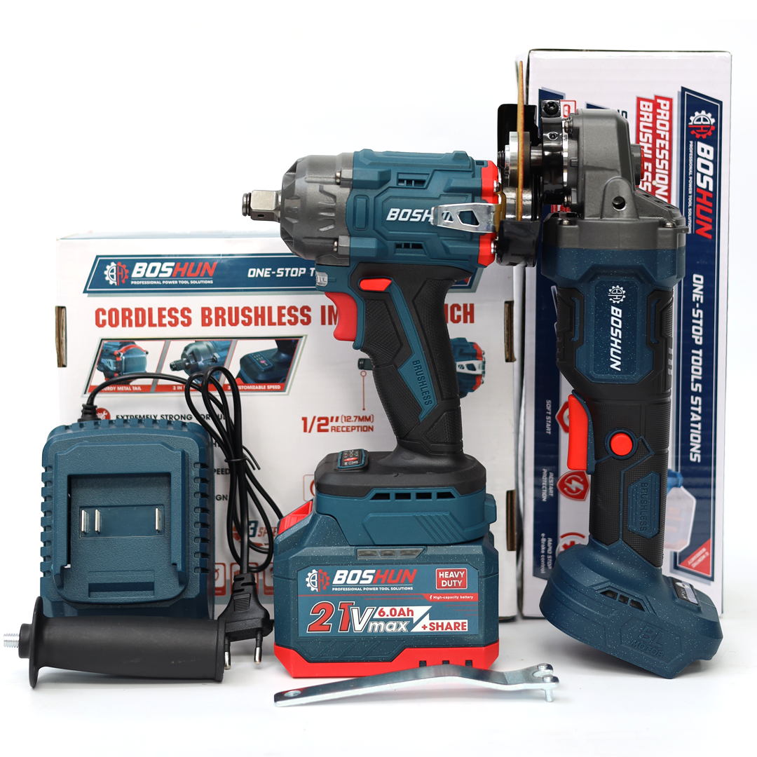 Combo Bulong Boshun BS-IW400N tặng thân máy mài BS-AG7500BL