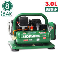 Máy nén khí chạy pin Workfix WF-NK30BL - Công suất 350W - Áp suất khí 120PSI - Dung tích 3L