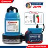 Máy Bơm Chìm Chạy Pin Bossun BS-BCP03BL – 80L/phút – Cột áp cao 5-8m