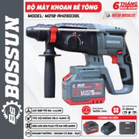 Máy Khoan Bê Tông Pin Bossun M21B-RH2603B 3 Chức Năng, Động Cơ Không Chổi Than