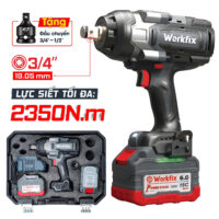 MÁY SIẾT BULONG PIN WORKFIX WF-IW2350PRO LỰC SIẾT KHỦNG 2350N