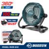 Quạt tích điện vừa dùng pin – vừa dùng điện Bossun M21B-Q12I – Kích thước 12 inch