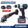 Combo máy khoan pin M21B-ID1380N BOSSUN - Tặng máy mài góc BS-AG7800BL & sạc nhanh - BS-CB02PCS